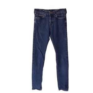 H&M &Denim women’s button fly slim low waist jeans 28/32